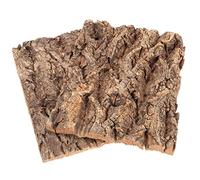 GANAZONO 2pièces Décoration Écorce Naturelle pour Terrarium pour Reptiles Plateforme Exposition Sécurisée Et Accessoire pour Lizards Et Rongeurs