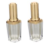 GANAZONO 2pièces Flacon Vide Pour Vernis à Ongles Avec Pinceau Flacon De Rechange Pour Cosmétiques Lot