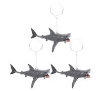 GANAZONO 3 Ensembles Décoration Aquarium Flottante Requin Mini Accessoire et Sécurisé pour Aménagement Réservoir Poissons