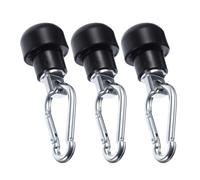 GANAZONO 3 Pièces Adaptateur pour Système de Poulies Butée de Câble Métallique pour Appareils Fitness Salle de Sport Accessoires