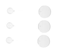 GANAZONO 3 Pièces Miroir Flottant pour Aquarium Betta Acrylique Miroir Recto pour Entraînement et Amusement des Poissons Décors Stables et Faciles à Nettoyer Accessoire Vivier Poisson Décô