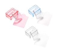 GANAZONO 3 pièces Nail Art Stampers Set Transparent Manicure Stamping Tools For Salon DIY French Manicure Accessory