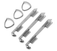 GANAZONO 3 Pièces Pince à Embout de Queue de Billard Kit de Réparation de Pointe de Queue Aluminium Argenté Remplacement et Fixation des Embouts Entretien
