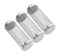 GANAZONO 3 pièces Protection Filtre Aquarium INOX Couverture Maille Robuste Compatible Intake Garde Filtre Entrée Adaptable Poissons Crevettes