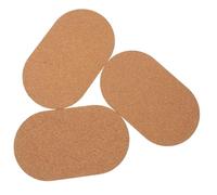 GANAZONO 3 Pièces Tapis de Roue Tampon Hamsters Animal de Compagnie Roue pour Hamster nattes Sets de Table pour Table en liège