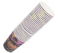 GANAZONO 30 Pièces Lot de Gobelets Papier Jetables Halloween Motif Citrouille Résistants et Décoratifs pour Fête Anniversaire et Soirée Festive
