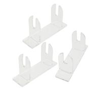 GANAZONO 3pièces Support Éventail Acrylique Transparent Base de Présentation Stable pour Éventails Chinois Japonais Décoration Intérieure Elegante