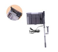 GANAZONO 4.2w Filtre à Eau Suspendu pour Aquarium XP Filtration Et Physique Design Cascade Installation Facile pour Eau Douce Et Salée Élimine Les Impuretés Et Graisses