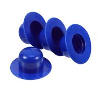 GANAZONO 4 Pièces Bouchon de Filtre Piscine PVC Accessoire Étanche pour Trou de Crépine Compatible Protection Pompe et Tuyau pour Piscine Tubulaire Sol