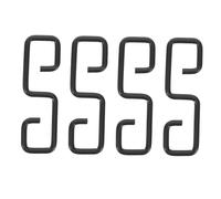 GANAZONO 4 Pièces Clips Adaptateurs pour Gouttières Pluie Crochets Résistants pour Chaînes Pluviales Installation Stable pour Drainage Toiture Résidentiel et Commercial