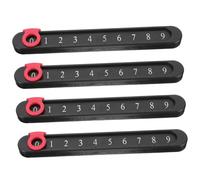 GANAZONO 4 pièces Compteur de Score de Foosball Plastique Lot de Indicateurs de Points pour Jeux de Football de Table Durable et Pratique Accessoire de Compte pour Couleur Aléatoire
