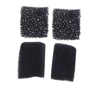 GANAZONO 4 Pièces Éponge Maquillage Spéciaux Sécurisée Noire Dense pour Cicatrices Faux Plaies Halloween Théâtre