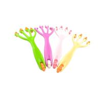 GANAZONO 4 pièces Four Claws Rolling Massager For Head And Foot Body Massage Tool For Acupuncture Points Portable And Convenient Set Couleur Aléatoire Couleur Aléatoire