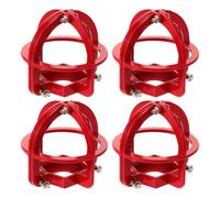 GANAZONO 4 Pièces Protection Tête de Gicleur Incendie Rouge Couvre-Chef Anti-débris sans Démontage Garde Résidentiel et Commercial pour Plafond