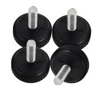 GANAZONO 4 pièces Réglables à Ventouse pour Équipements Fitness Support Stable pour Tapis de Course Kit Visserie pour Machines Exercice Montage Facile et Hauteur Ajustable