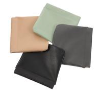 GANAZONO 4pièces Pochette Cosmétique Cuir Auto-fermante Maquillage Légers Et Pratiques pour Voyage Camping Et Rangement Quotidien Couleurs