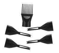 GANAZONO 5 pièces Embout Sèche-cheveux pour Coiffage Professionnel Accessoire Léger PC Résistant Chaleur Diffuseur de Volume pour Cheveux Bouclés et Lisses