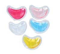 GANAZONO 5 pièces Gel Multifonctions pour Soins des Yeux U-shape Anti-poches et Anti-ombres Réutilisables Chaud Froid pour Femmes et Hommes