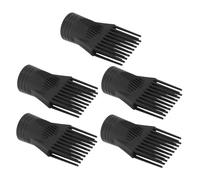 GANAZONO 5 Pièces Peigne pour Sèche-cheveux Plastique Embouts Collecteurs Air Concentrateur pour Coiffure Lissage et Démêlage des Cheveux Bouclés Accessoire Professionnel pour Salon et