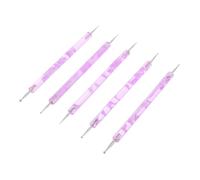 GANAZONO 5 Pièces S Outils de Dotting pour Ongles à Double Extrémité pour Art Ongles Kit de Décoration Accessoires de Nail Art Professionnel