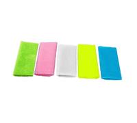 GANAZONO 5 pièces Serviette de Toilette Longue Nylon Exfoliante pour Bain Brosse de Massage pour Corps Nettoyage Profondeur et Stimulation Circulatoire Mixte Couleur