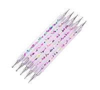 GANAZONO 5 pièces Stylo Nail Art Dotting Manucure Double Tête Couleur Points Stylus Outils Pour Ongles Accessoires Nail Art