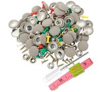 GANAZONO 50 ensembles Kit de Réparation Fixation Ciel de Toit Voiture Boutons et Rivets Robustes pour Automobiles et Portable Adapté Camions Bus Trains et Caravanes Couleur Aléatoire