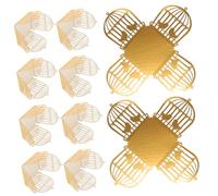 GANAZONO 50 Pièces Boîtes à Chocolat Décoratives Papier pour Bonbons et Friandises Coffret Séparateur Pratique et Design Cage Creuse pour Mariage et Fête Saint-valentin