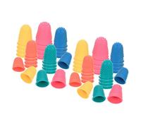 GANAZONO 50 Pièces Protège-doigts Antidérapants à Colle Chaude Pour Compter Écrire Et Classer Capuchon De Protection Caoutchouc