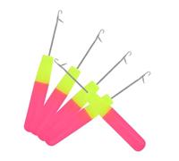 GANAZONO 5pièces Aiguille à Crochet Pour Cheveux Kit De Crochets Et Aiguilles Pour Tricots Et Extensions De Cheveux Outil De Pour
