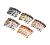 GANAZONO 5pièces Lot de Peignes Cheveux Dent Large Vintage Peignes Fourche Cheveux Latéraux pour Chignon Accessoire Coiffure