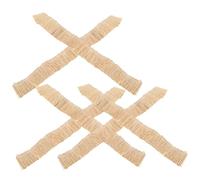 GANAZONO 6 Pièces Chaume Artificiel Durable Toits Miniatures Herbe Synthétique pour Modèles Réduits Décorations DIY pour Jardins Féeriques et Dioramas