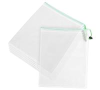 GANAZONO 6 Pièces en Filet Sacs en Filet à Cordon des Pommes de Terre pour oignons de Fleurs White