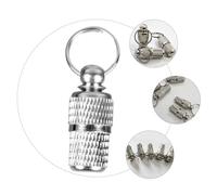 GANAZONO 6 pièces Pendentifs Identité pour Collier de Chien Résistance à Usure avec Anneau Argenté Étiquettes Anti-Perte Durables pour Animaux de Compagnie