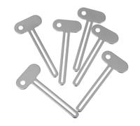 GANAZONO 6 pièces Presse Tubes Dentifrice Métal Clé Squeezeur Polyvalent pour Dentifrice Crème Colle Outil Pratique et Hygiénique