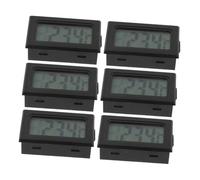 GANAZONO 6 Pièces Thermomètre Numérique Encastré avec Écran LCD pour Mesurer la Température Précise Intérieur Extérieur Usage Industriel Compact Facile à Lire