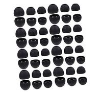 GANAZONO 60 Pièces Embouts Oreille Silicone Antidérapants Protections Recharge Compatibles Écouteurs Auriculaires Housses Lavables Gel De Silice Fuite Sonore