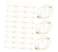 GANAZONO 60 pièces Filets à Cheveux Invisibles Dorés Filets Résille Élastiques pour Chignon Accessoires pour Bun de Ballet et Coiffures Élégantes Convient à Tous Types de Cheveux