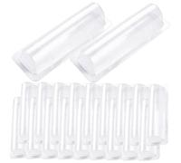 GANAZONO 60 Pièces Pochette Plastique Transparente pour Stick à Lèvres et Cartes, Compacte et Spacieuse, en PVC, pour Tout Moment et Partout