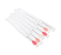 GANAZONO 6pièces Applicateurs Silicone Avec Couvercle Lot De Pinceaux Portables Pour Rouge Et Fard à Paupières Tête Douce Et Précise Pour Maquillage
