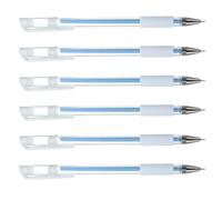 GANAZONO 6pièces Feutre De Tatouage Sourcils Permanent Crayon Maquillage Étanche Et Pour Retouche Et Événements Spéciaux