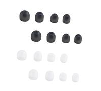 GANAZONO 8 paires Housses Écouteurs Silicone Antidérapantes Coussinets Oreille Remplacement Trois Accessoires Compatibles Wf-x Wf-x Cn Léger et Confortable pour Sport et Appels