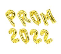 GANAZONO 8 Pièces Ballons de Graduation Aluminium Dorés Kit Décoration Fête Remise des Diplômes pour Salle de Classe et