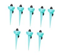 GANAZONO 8 pièces Dispositif Arrosage Goutte à Goutte Réglable pour Plantes Pot avec Valve de Contrôle Adapté Aux Bouteilles Eau pour Plantes Intérieur et Extérieur Couleur Aléatoire