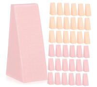 GANAZONO 96 pièces Lot de Éponges Maquillage Mousse Douce pour Fond de Teint Crème Set Mixte Rose et Accessoires Cosmétiques Multifonctions pour Femmes