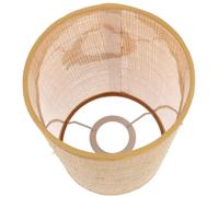 GANAZONO Abat Jour en Rotin Élégant pour Lampe à Poser et Lampadaire, Support D'abat-jour Compatible E14/e27, Style Rustique pour Chambres et Restaurants