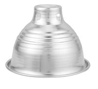 GANAZONO Abat-Jour pour Lampe Chauffante de Volaille en Acier Inoxydable 14 CM Réflecteur Anti-Brûlure pour Poulailler et Terrarium Protection Solide pour Lampes Chauffantes D’Éleveuse