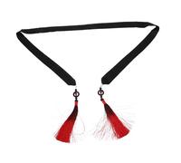 GANAZONO Accessoire De Cheveux Traditionnel Chinois Avec Cordon à Frange Bandeau Délicat Pour Costume Décor Vintage Pour Cosplay Unisexe Avec Pompon Dégradé