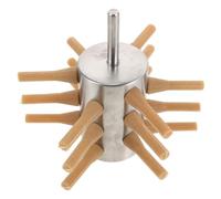 GANAZONO Accessoire Plumeuse Volaille Acier Inoxydable 18 Doigts Semi-Automatique pour Poulet Canard Oie Machine à Plumer Portable Haute Vitesse Équipement Transformation Viande Ferme