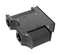 GANAZONO Ajusteur de Pare-battages de Bateau pour Fenderboard, Trou 15 MM | Plastique Noir, Installation Facile Suspendre Fiable, Usage Marin pour Cordage et Panneaux